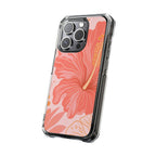 Coral Hibiscus | Clear MagSafe Case — product image 20