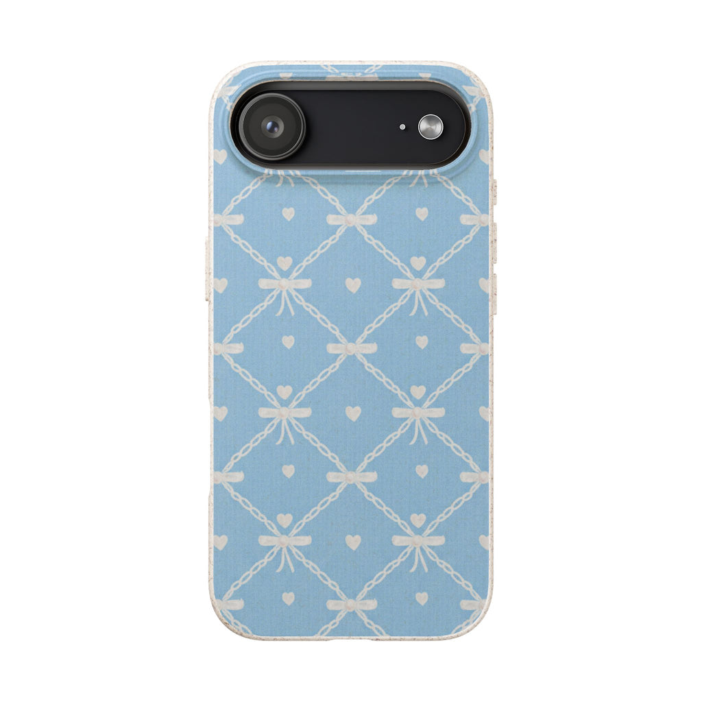 Ribbon Sky coquette biodegradable case design