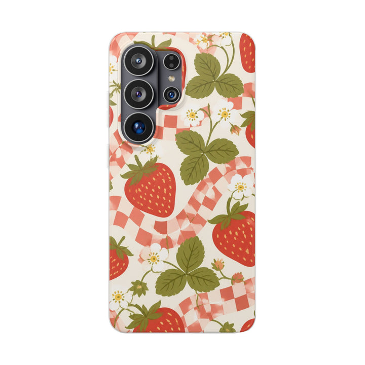 Glazed Strawberries | Clear Case