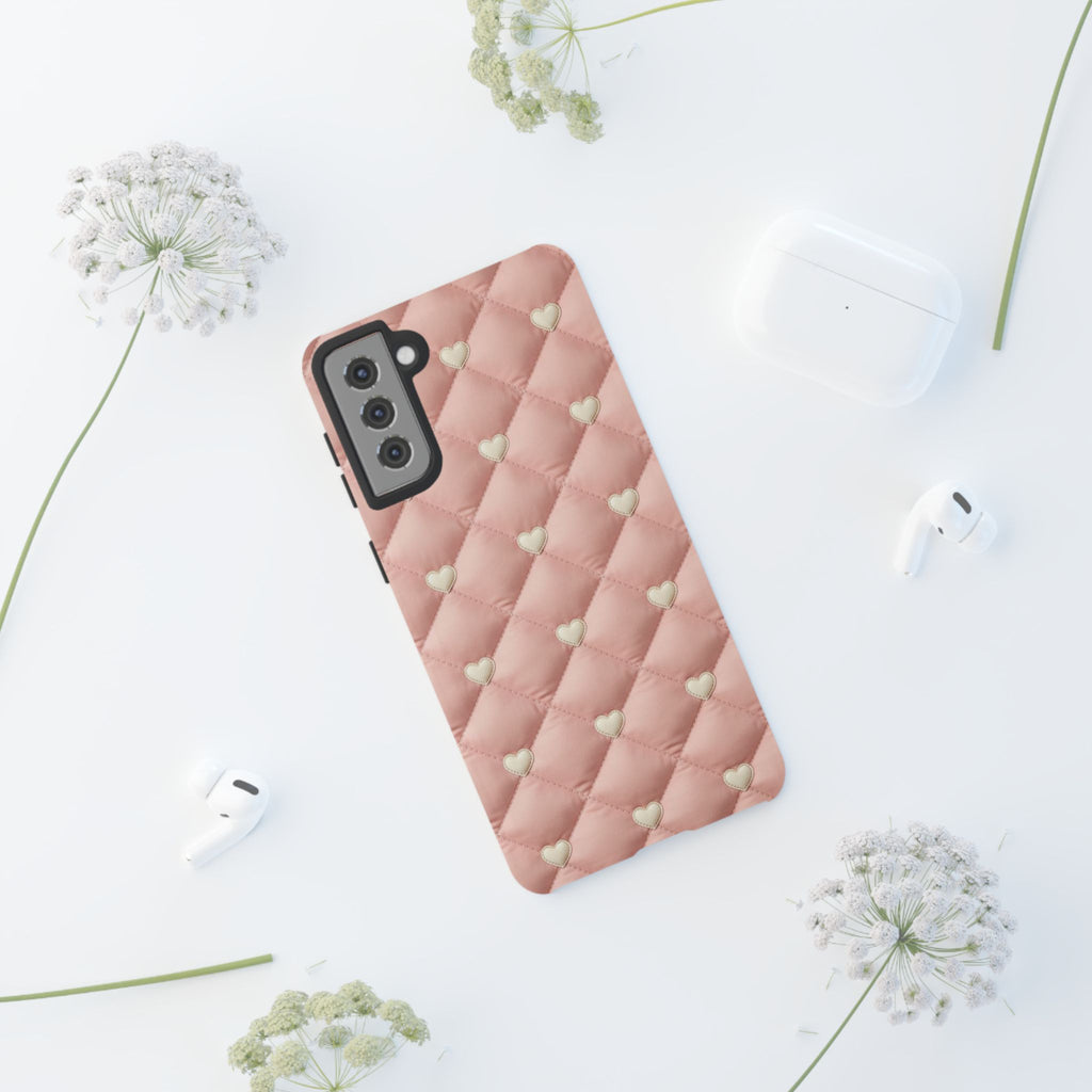 Cream Love Quilt | Tough Case