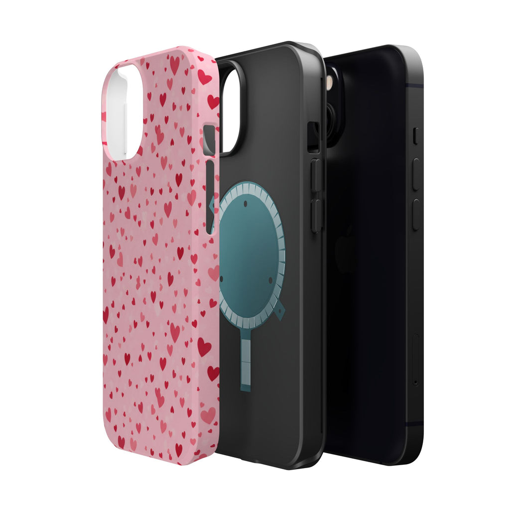 Blush Ditsy Heart | Tough MagSafe Case