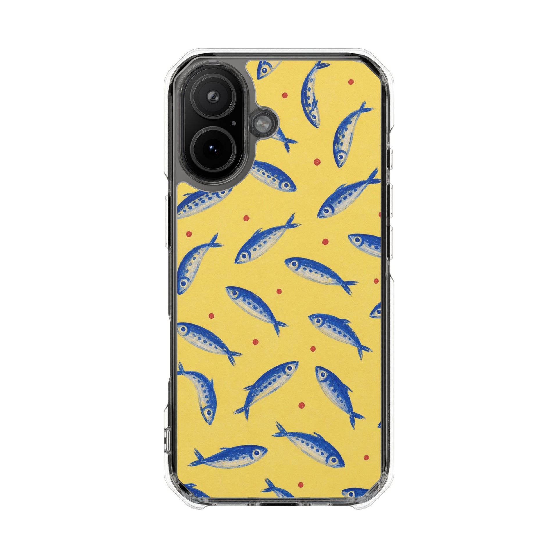 Cobalt Sardines | Clear MagSafe Case