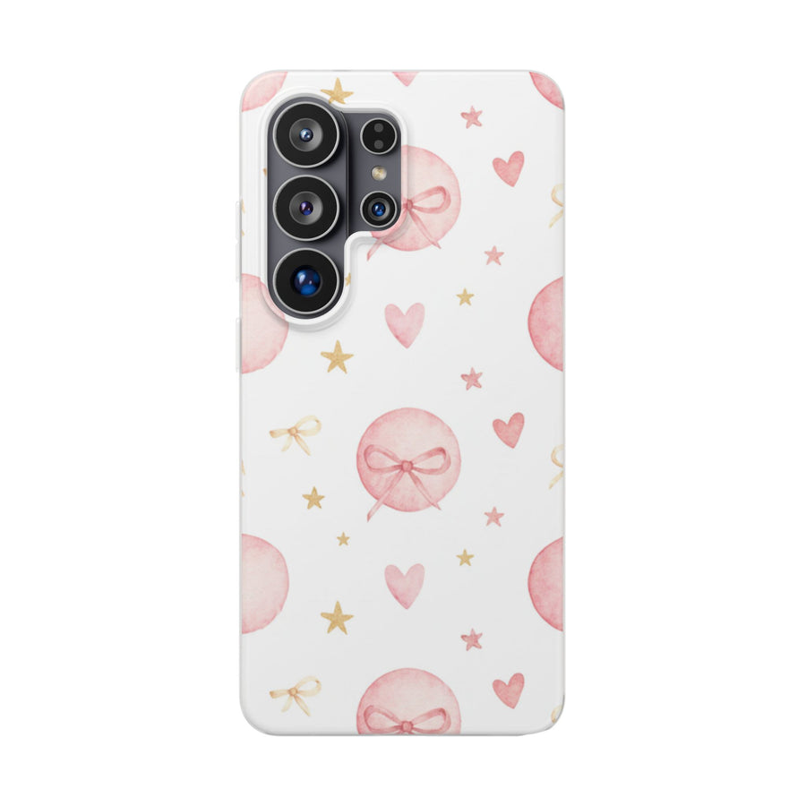 Bow Charm | Samsung Clear Case