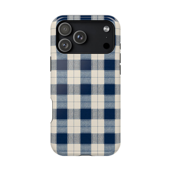 Ink Gingham | Tough MagSafe Case