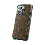 Olive Chili | Clear MagSafe Case