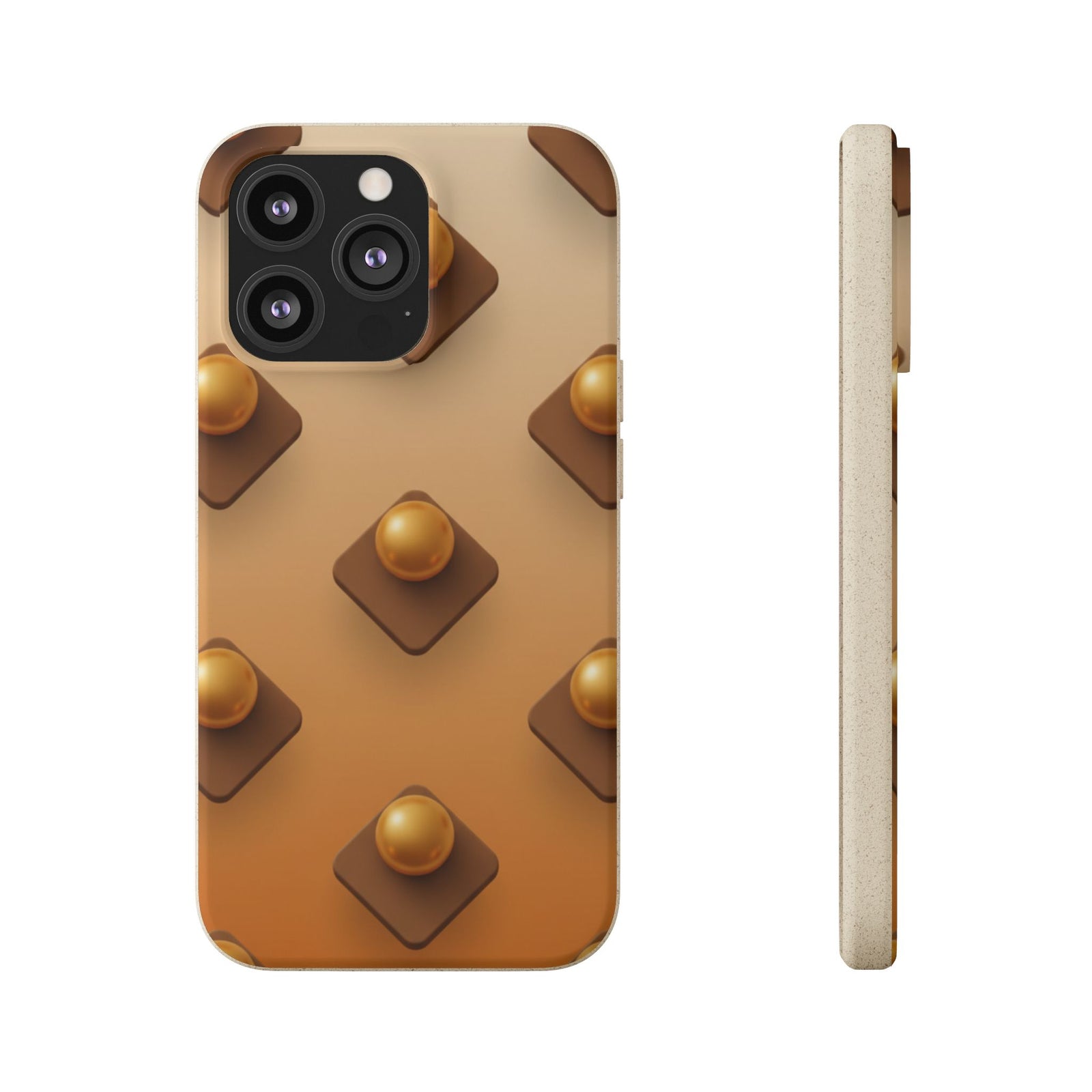 Amber Studs | Biodegradable Case