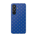 Cobalt Starbursts | Clear Case