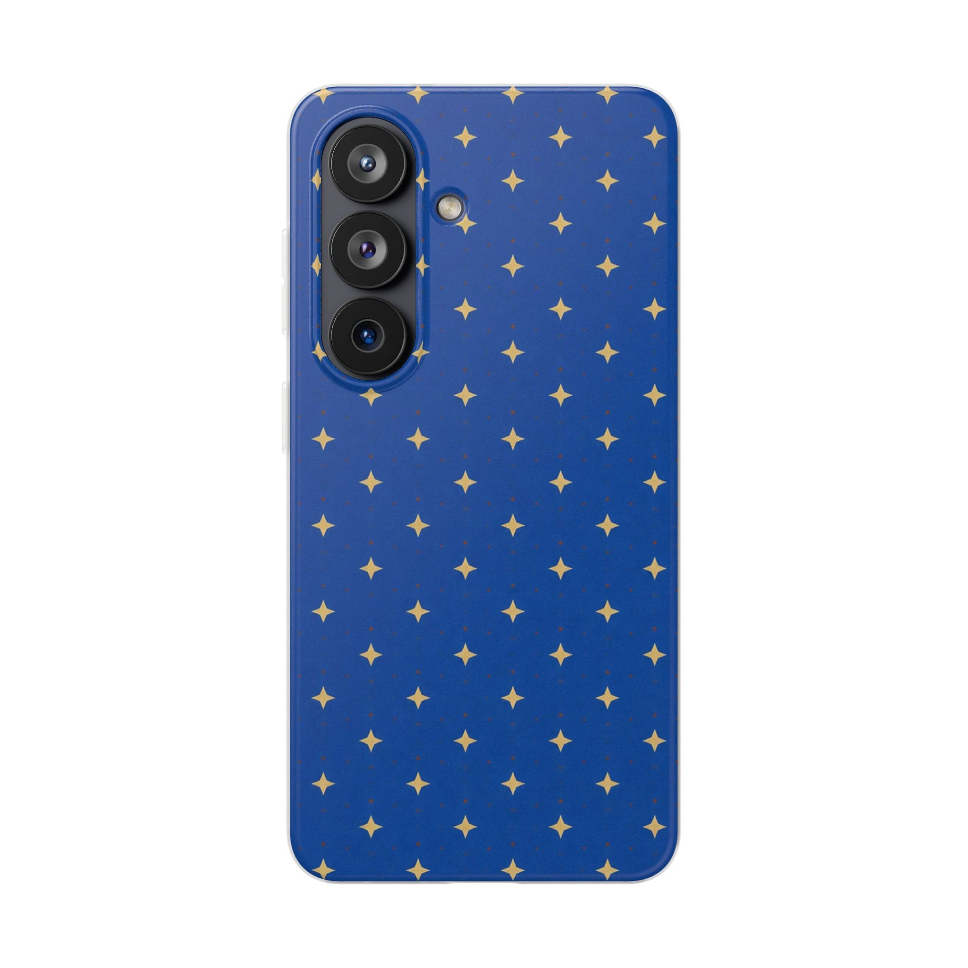 Cobalt Starbursts | Clear Case