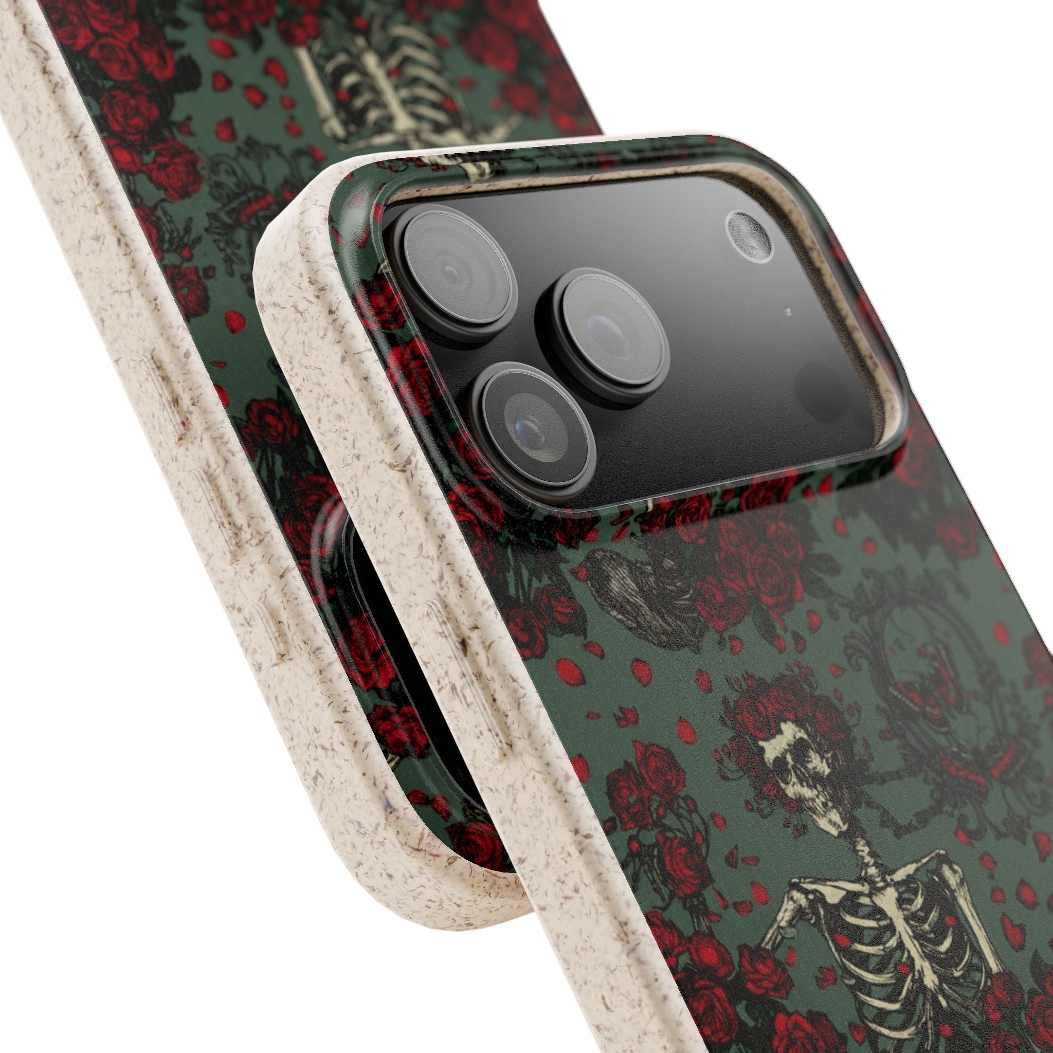 Gothic Floral Skeleton | Biodegradable Case