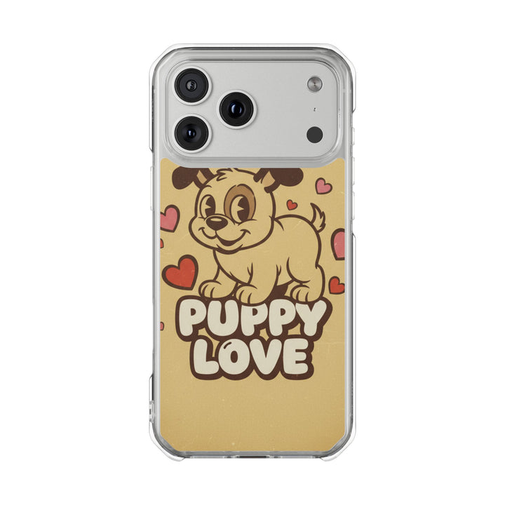 Puppy Love | Clear MagSafe Case