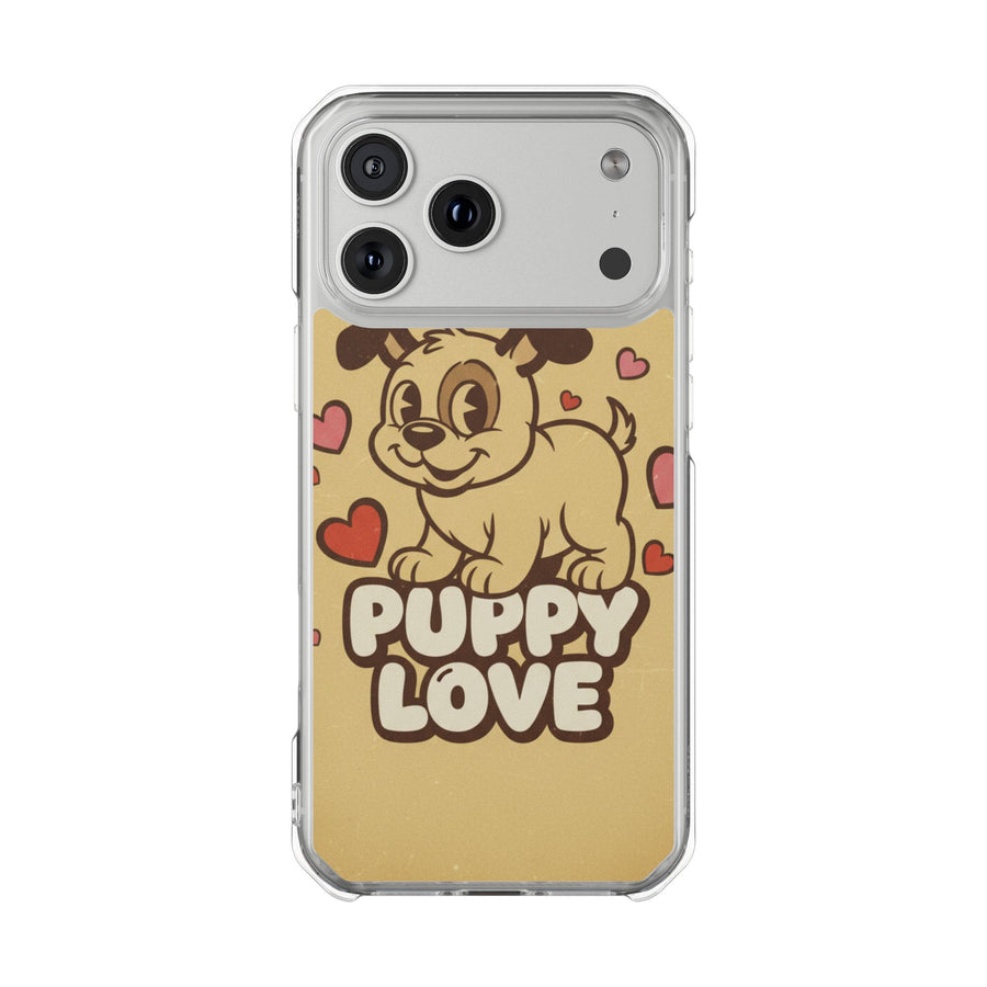 Puppy Love | Clear MagSafe Case