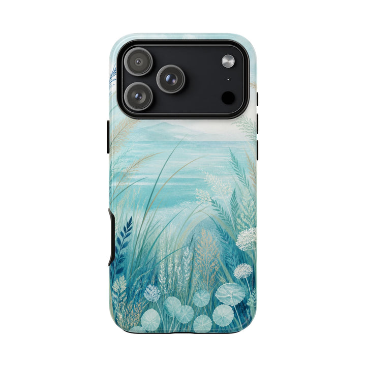 Aqua Meadow phone case design