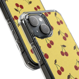 Butter Cherries | Clear MagSafe Case