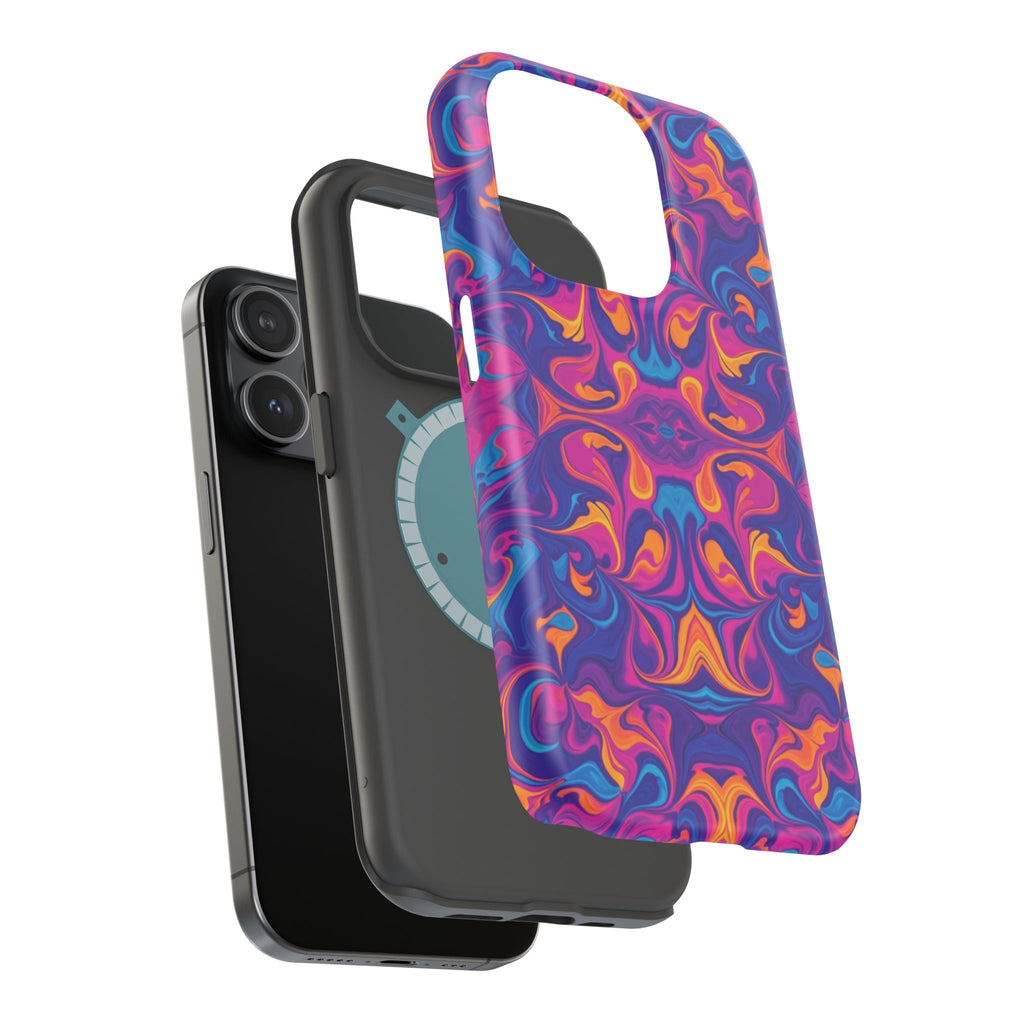 Neon Swirl | Tough MagSafe Case