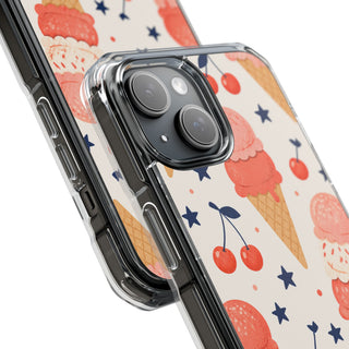 Coral Scoops | Clear MagSafe Case — product image 18