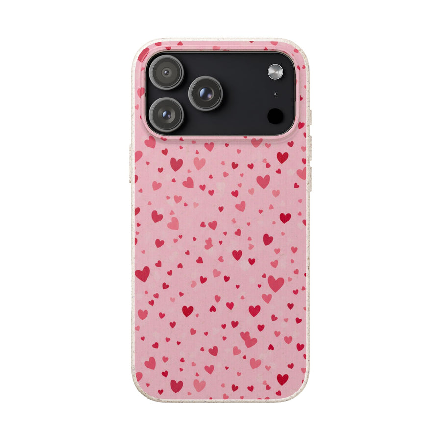 Blush Ditsy Heart | Biodegradable Case