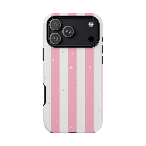 Candy Stripe coquette tough case design