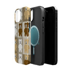 Teddy Bear Patchwork | Tough MagSafe Case