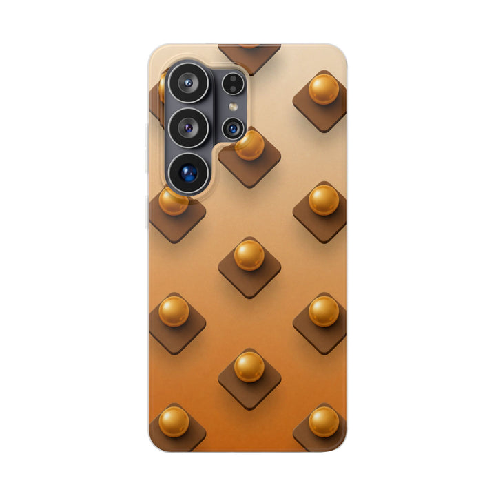 Amber Studs | Clear Case