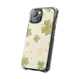 Matcha Clover | Clear MagSafe Case