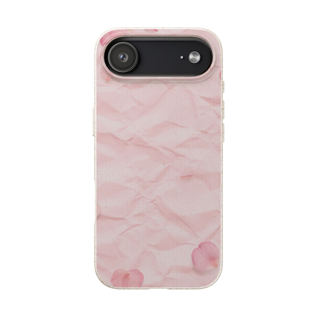 Petal Blush floral biodegradable case design