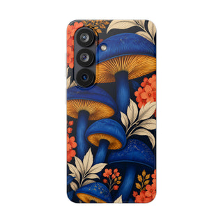 Cobalt Mushrooms | Clear Case — product image 17