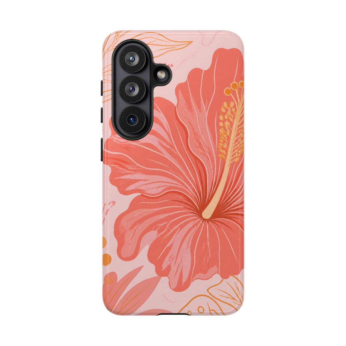 Coral Hibiscus | Tough Case — product image 93