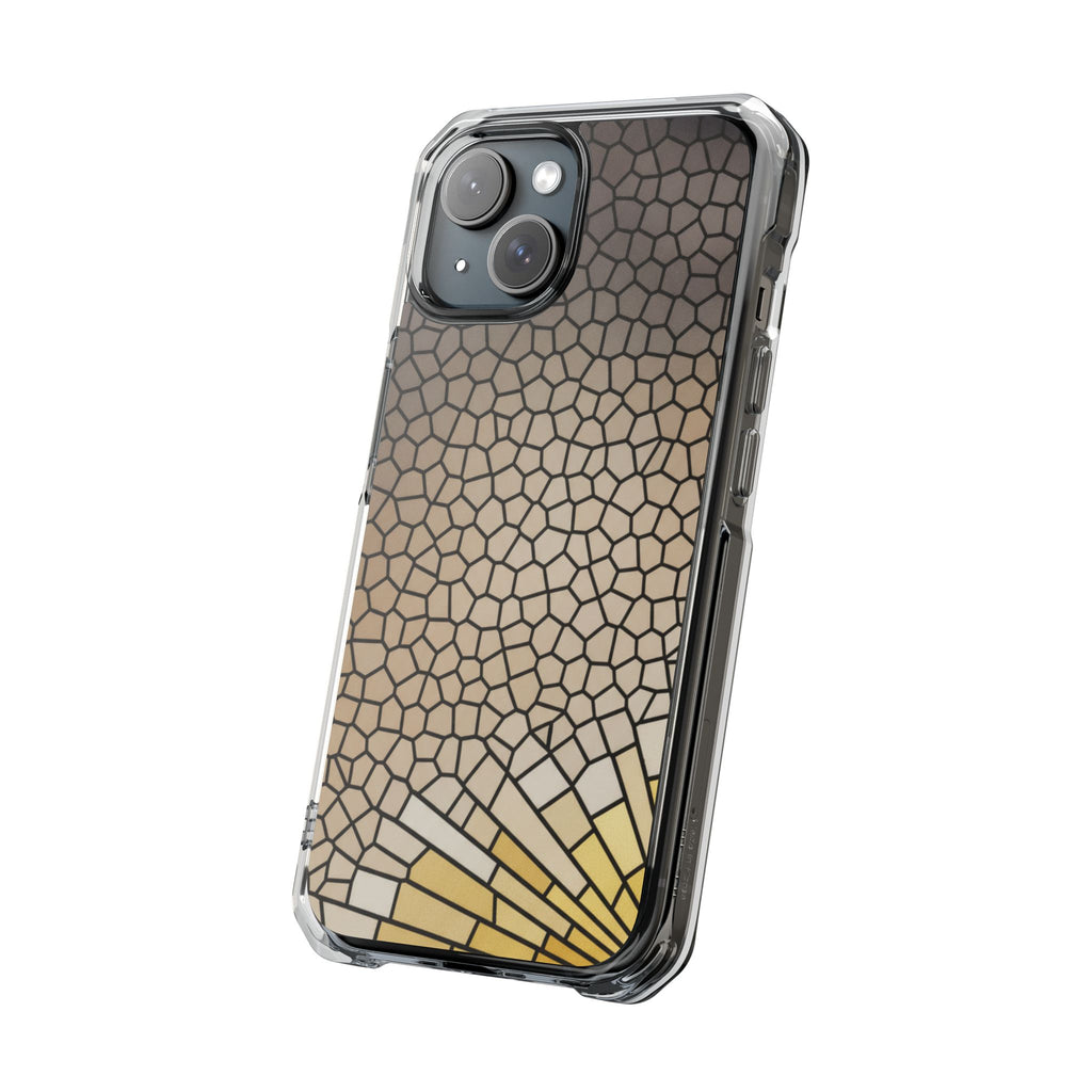 Mosaic Weave | Clear MagSafe Case