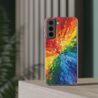 Rainbow Vortex | Clear Case