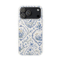 Porcelain Daydream | Frosted Clear Case — product front view