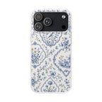 Porcelain Daydream | Frosted Clear Case — product front view