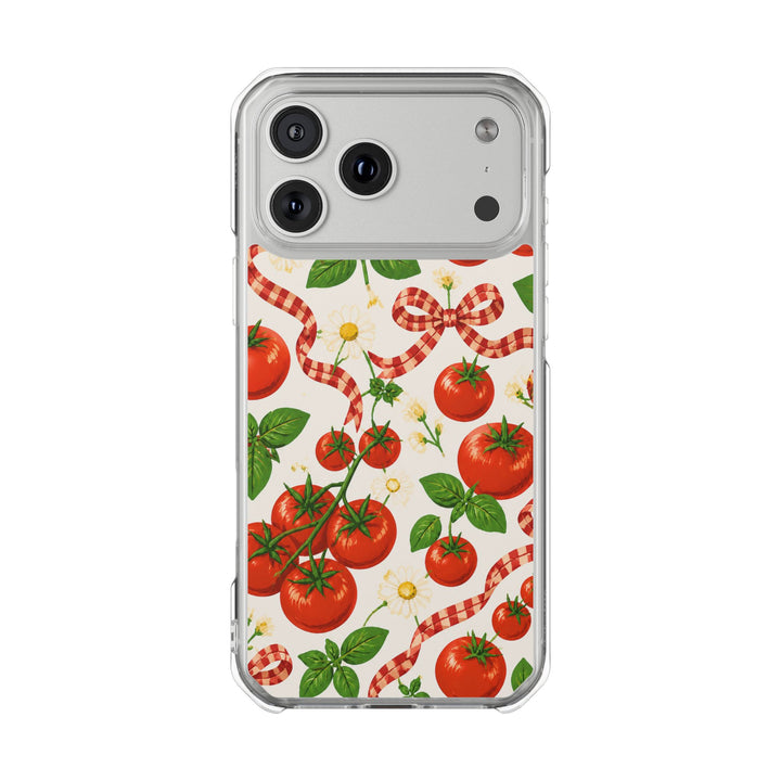 Tomato Picnic | Clear MagSafe Case