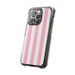 Candy Stripe | Clear MagSafe Case