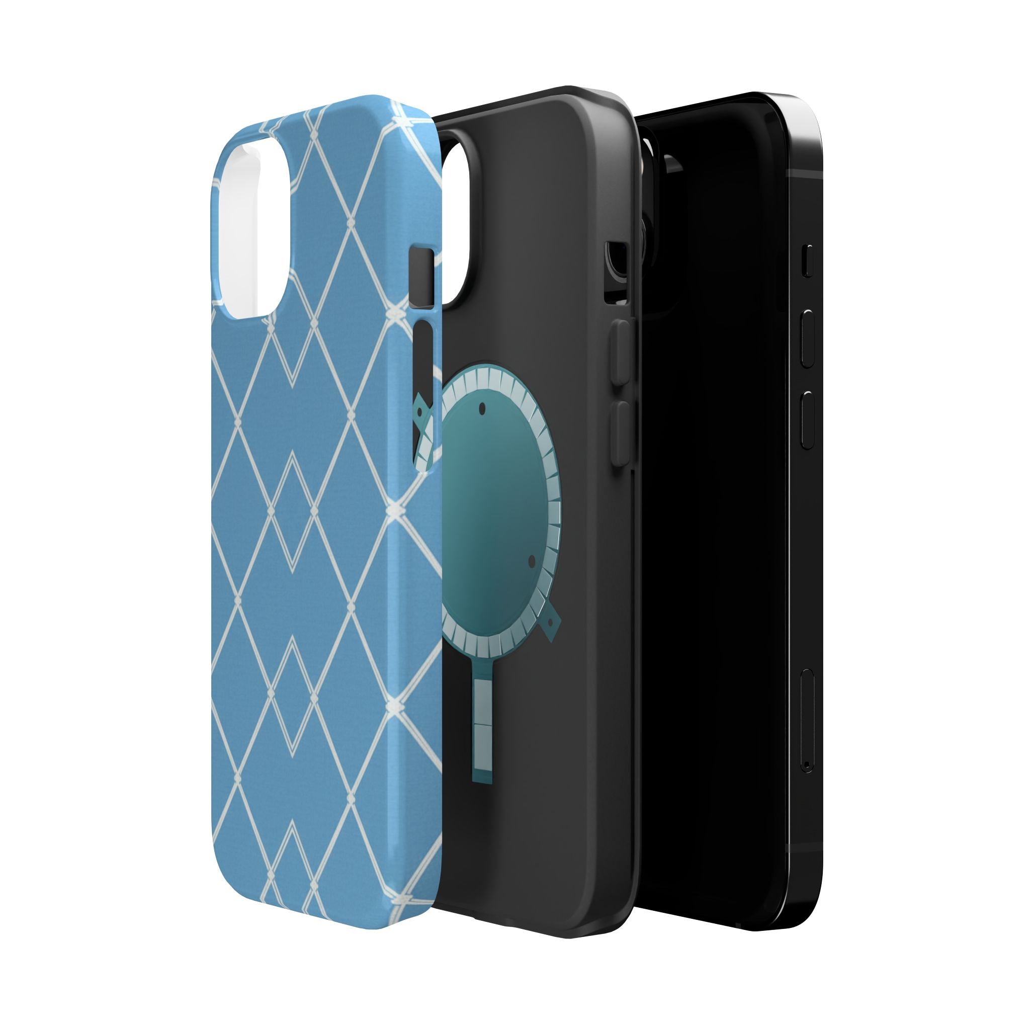 Blue Lattice minimal tough magsafe case design