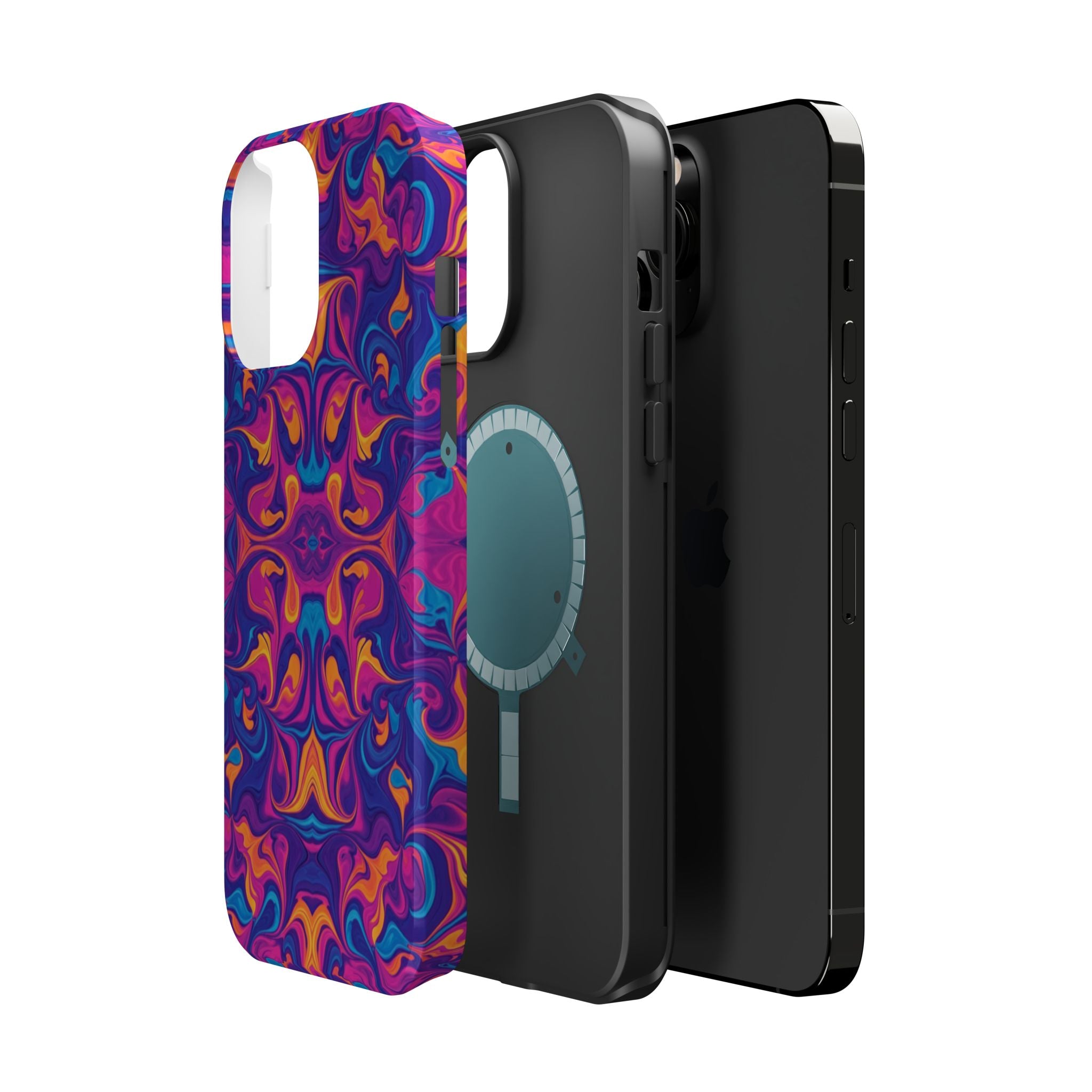 Neon Swirl | Tough MagSafe Case