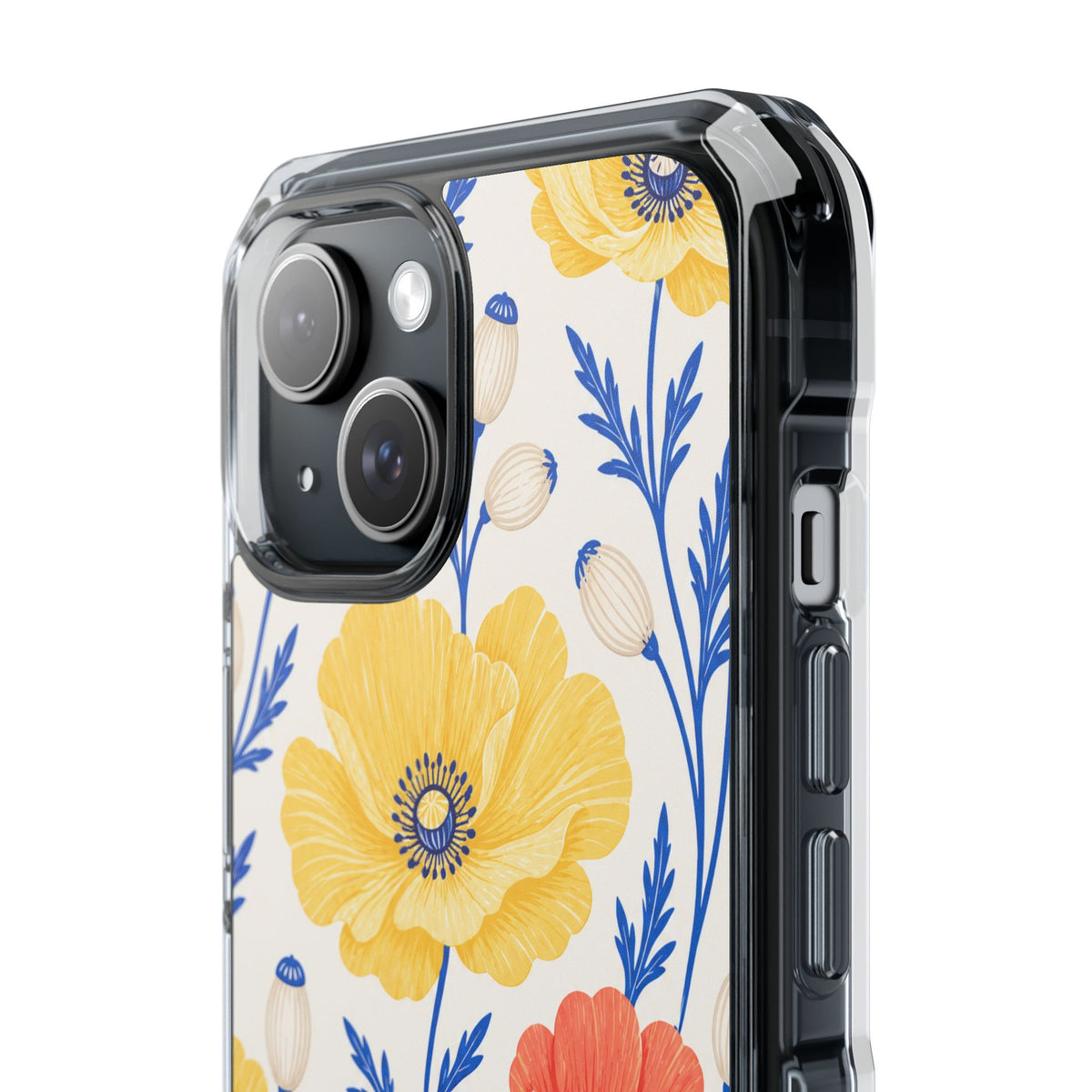 Butter Poppies | Clear MagSafe Case — product image 19