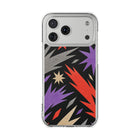 Cutout Comets | Clear MagSafe Case — product front view