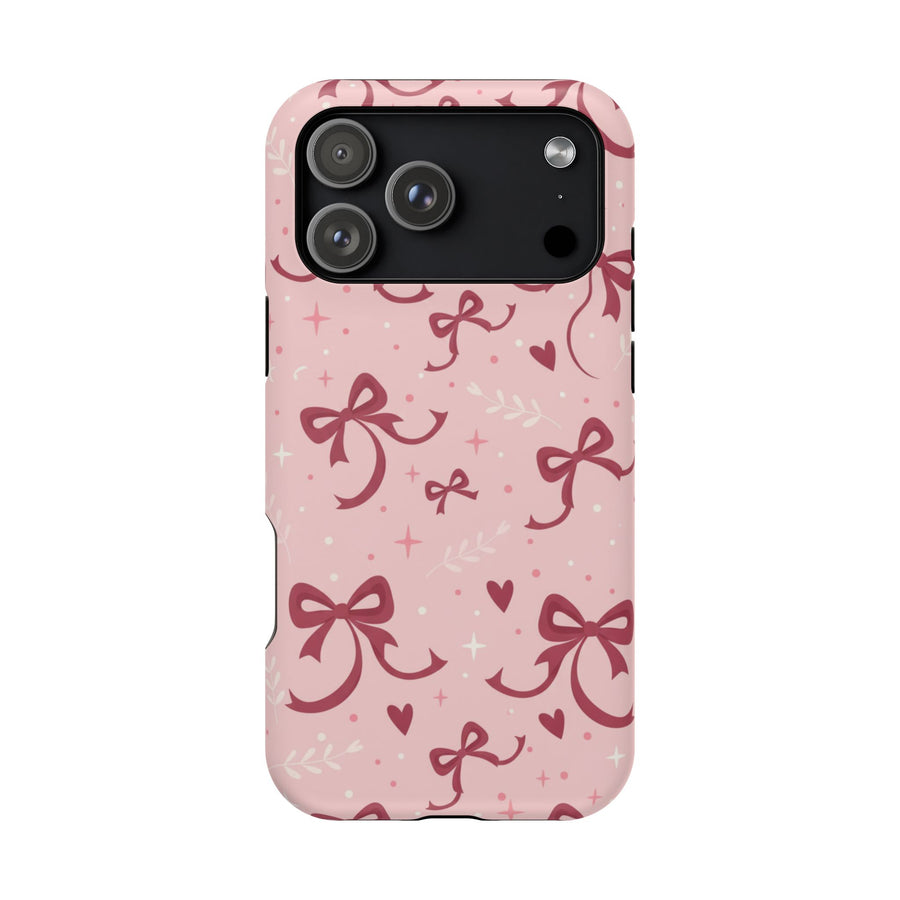 Coquette Bow Print | Tough MagSafe Case