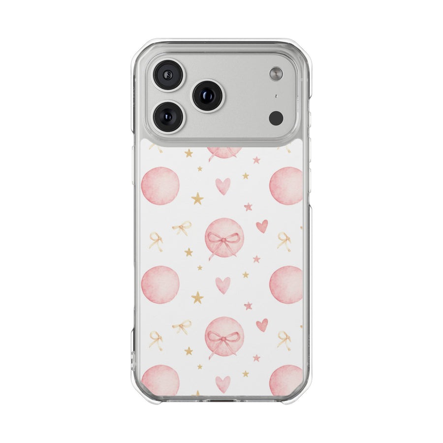 Pink Bows | Clear MagSafe Case