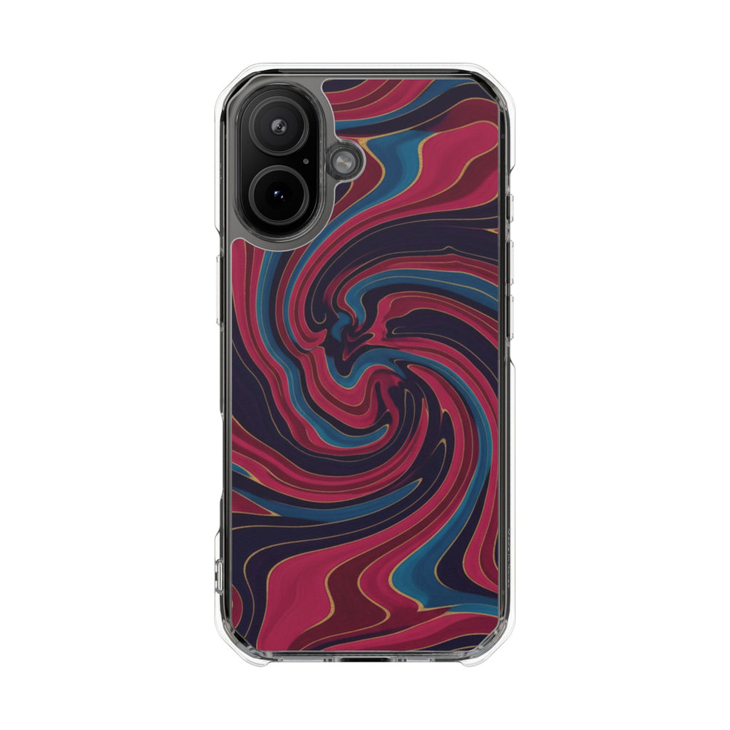 Velvet Marble | Clear MagSafe Case