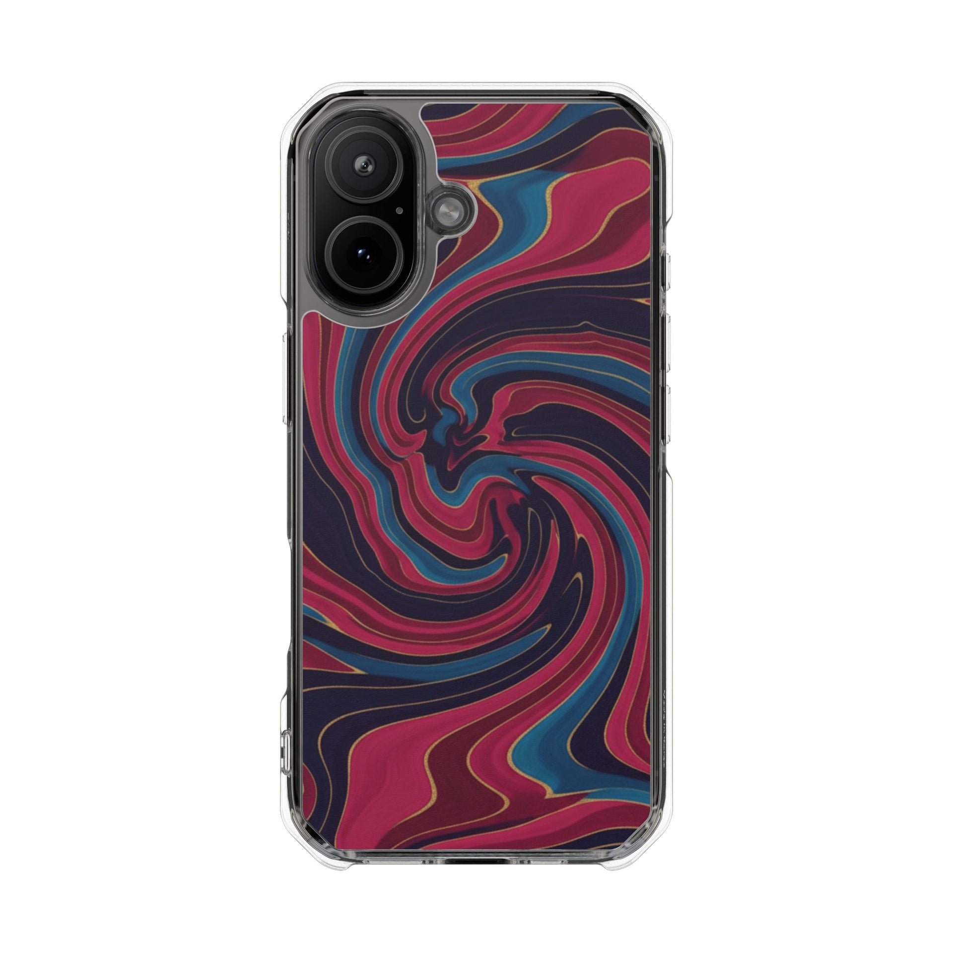 Velvet Marble | Clear MagSafe Case