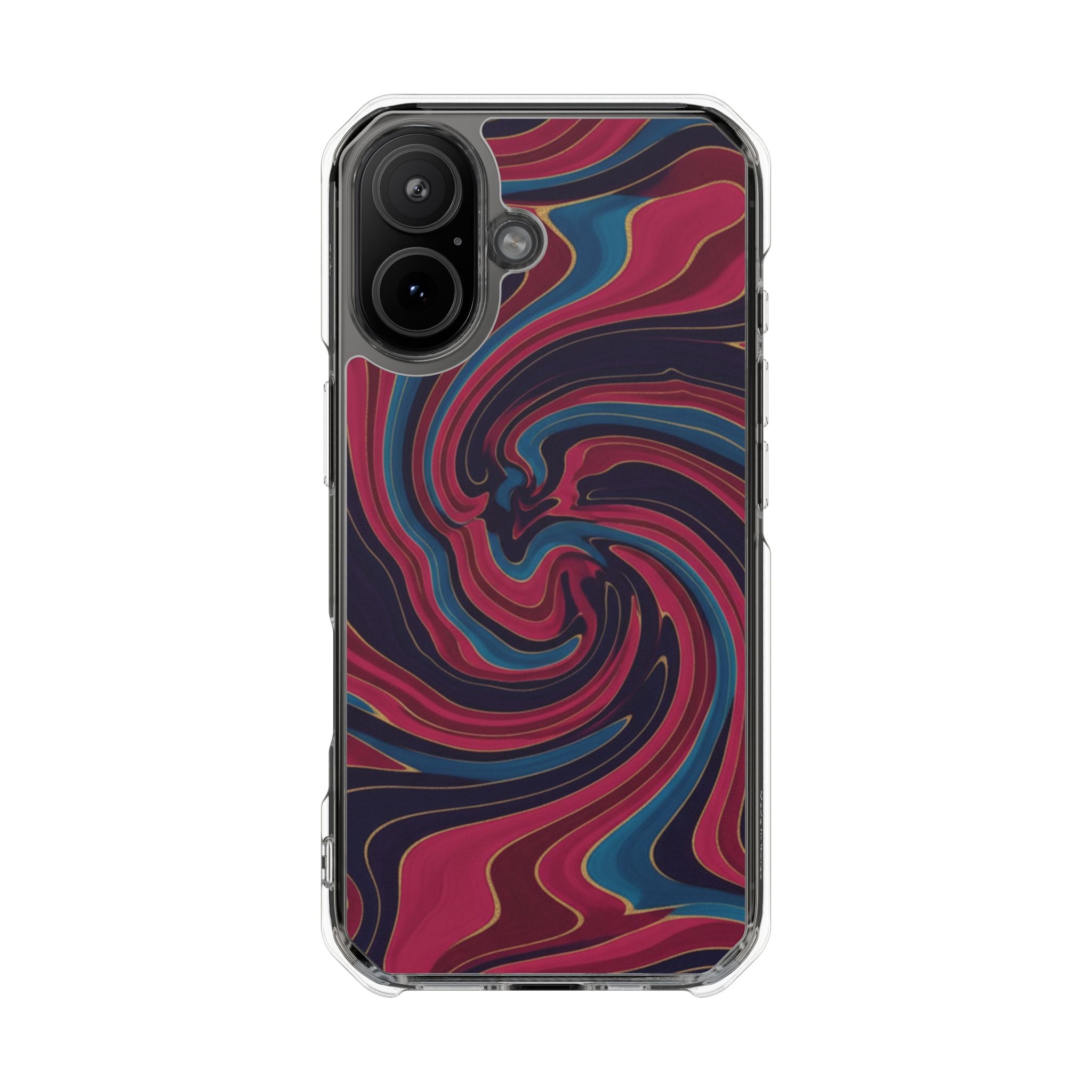 Velvet Marble | Clear MagSafe Case