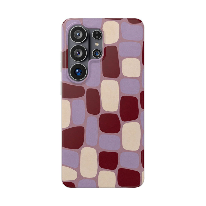 Mauve Rounded | Clear Case