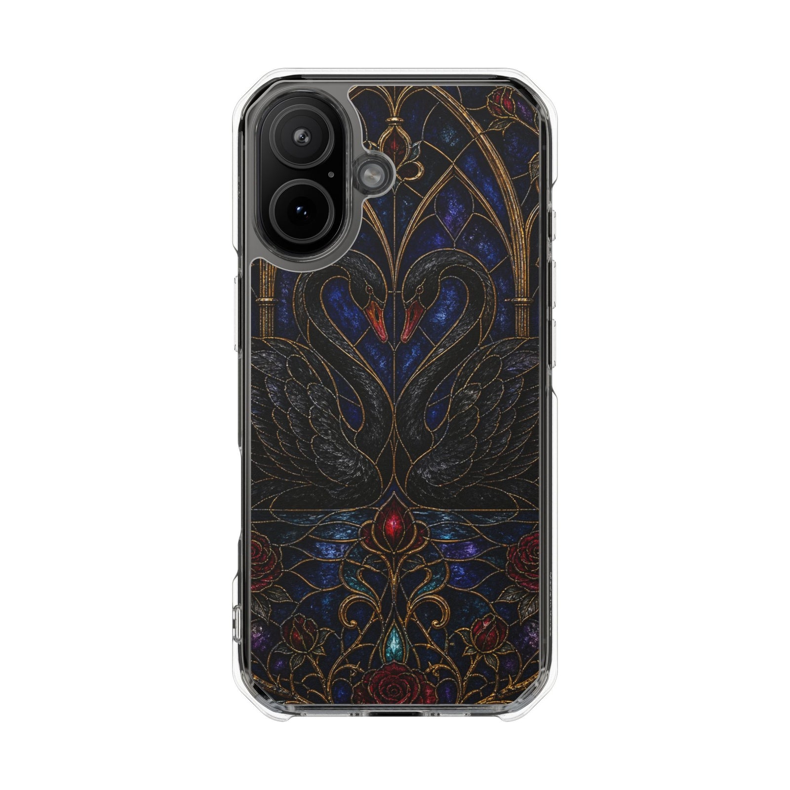 Gothic Swan | Clear MagSafe Case