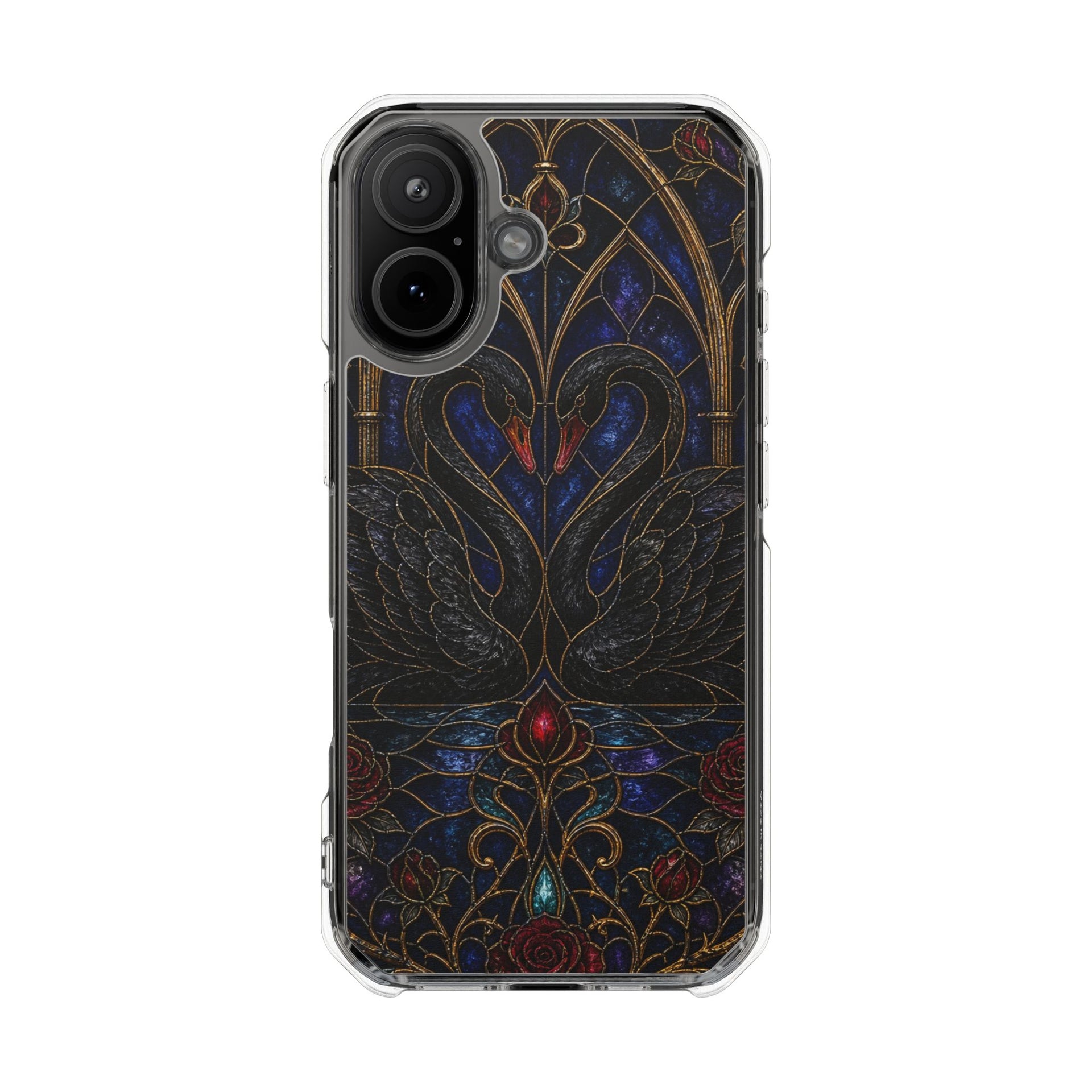 Gothic Swan | Clear MagSafe Case