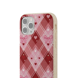 Heart Plaid | Biodegradable Case