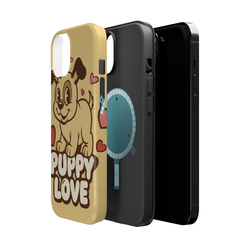 Puppy Love cute tough magsafe case design