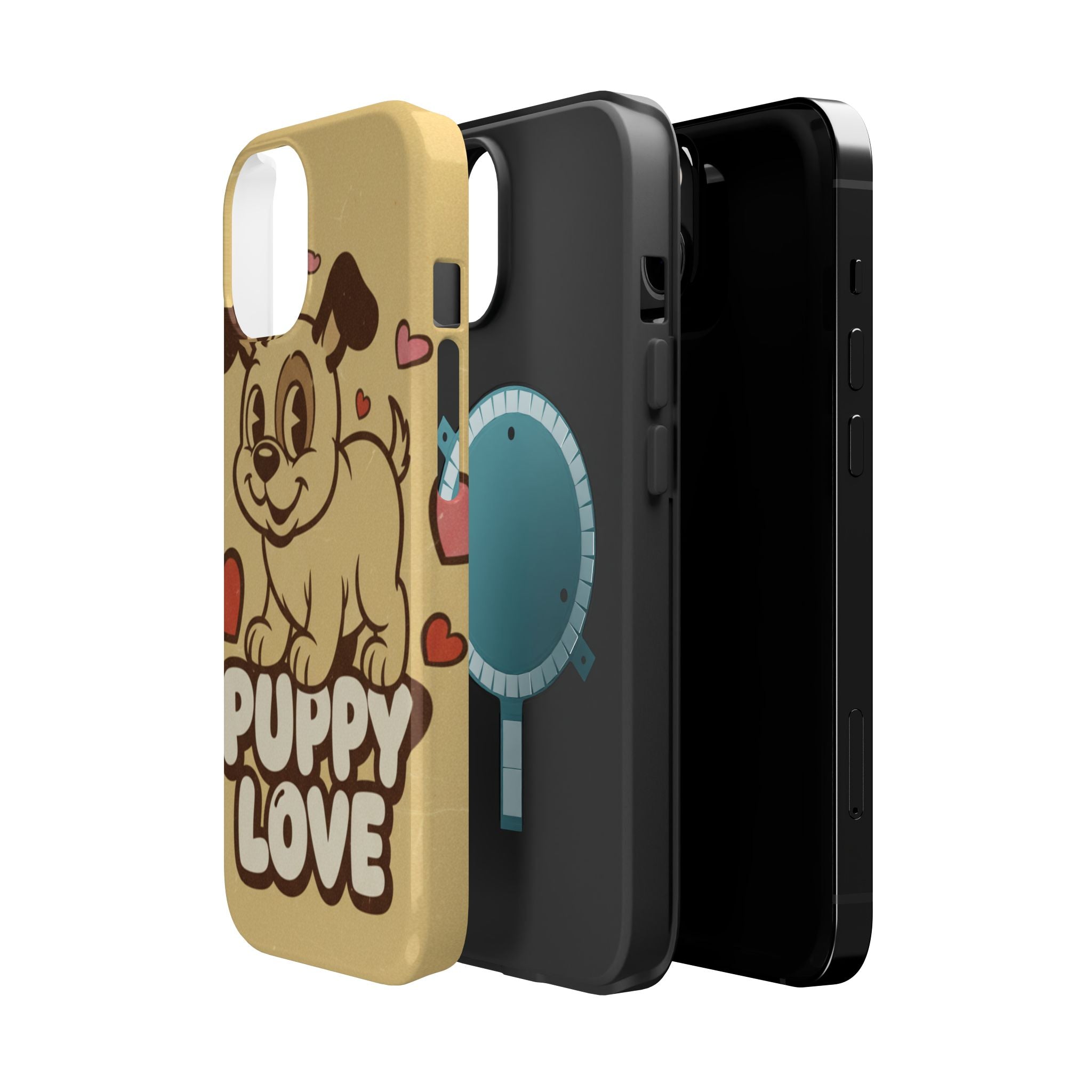 Puppy Love cute tough magsafe case design