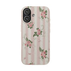 Stripe Rose | Biodegradable Case