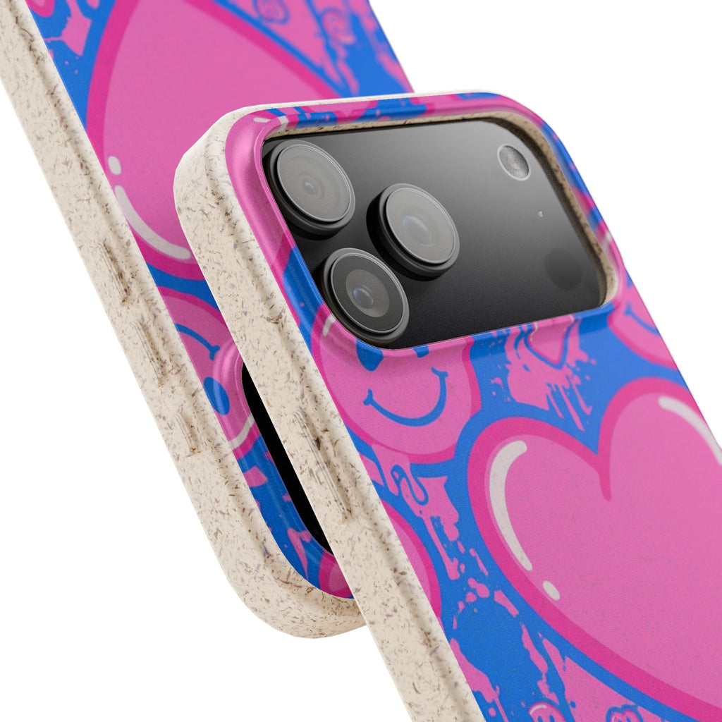 Bubblegum Hearts | Biodegradable Case
